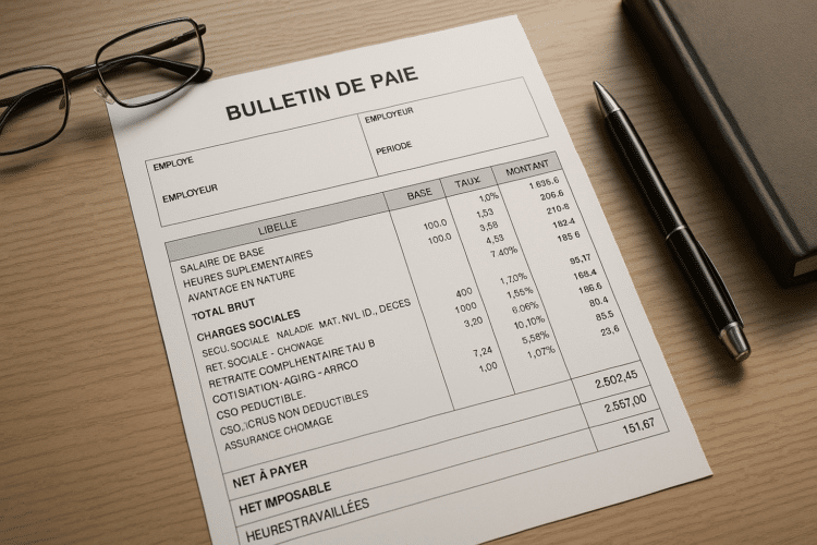 fiche salaire française